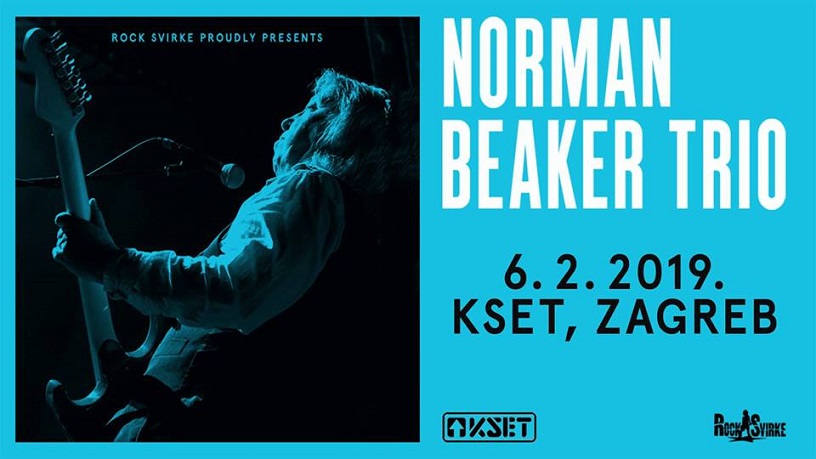 Norman Beaker Trio 6. veljače u zagrebačkom KSET-u