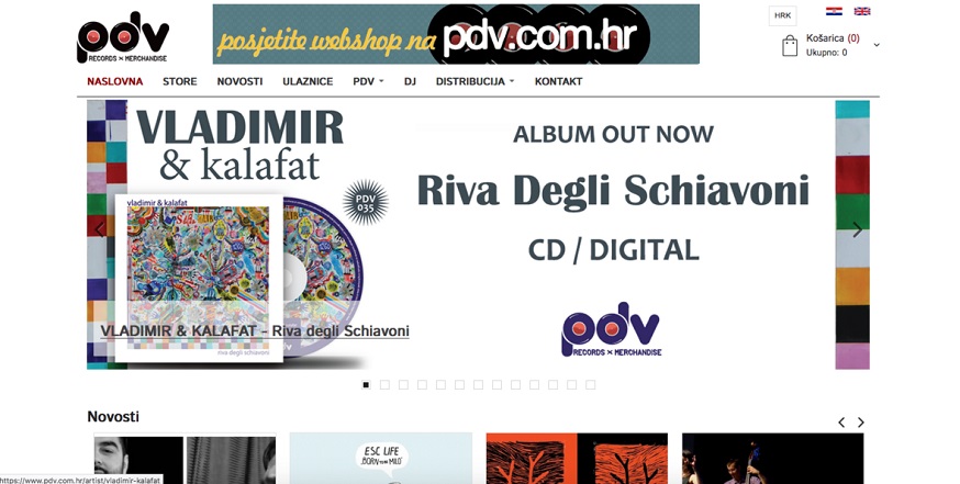 Web stranica PDV Recordsa osvanula u novom ruhu