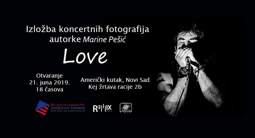Otvaranje izložbe muzičkih fotografija Marine Pešić 21. juna u Novom Sadu