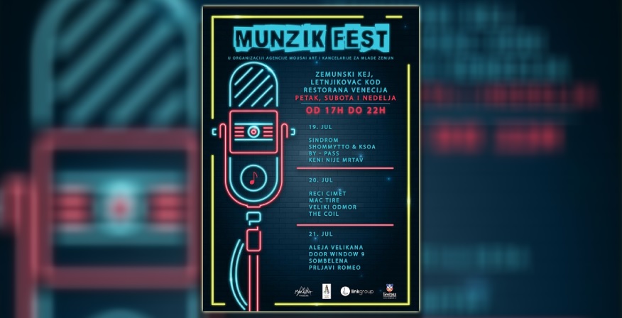 Munzik Fest od 19. do 21. jula na Zemunskom keju